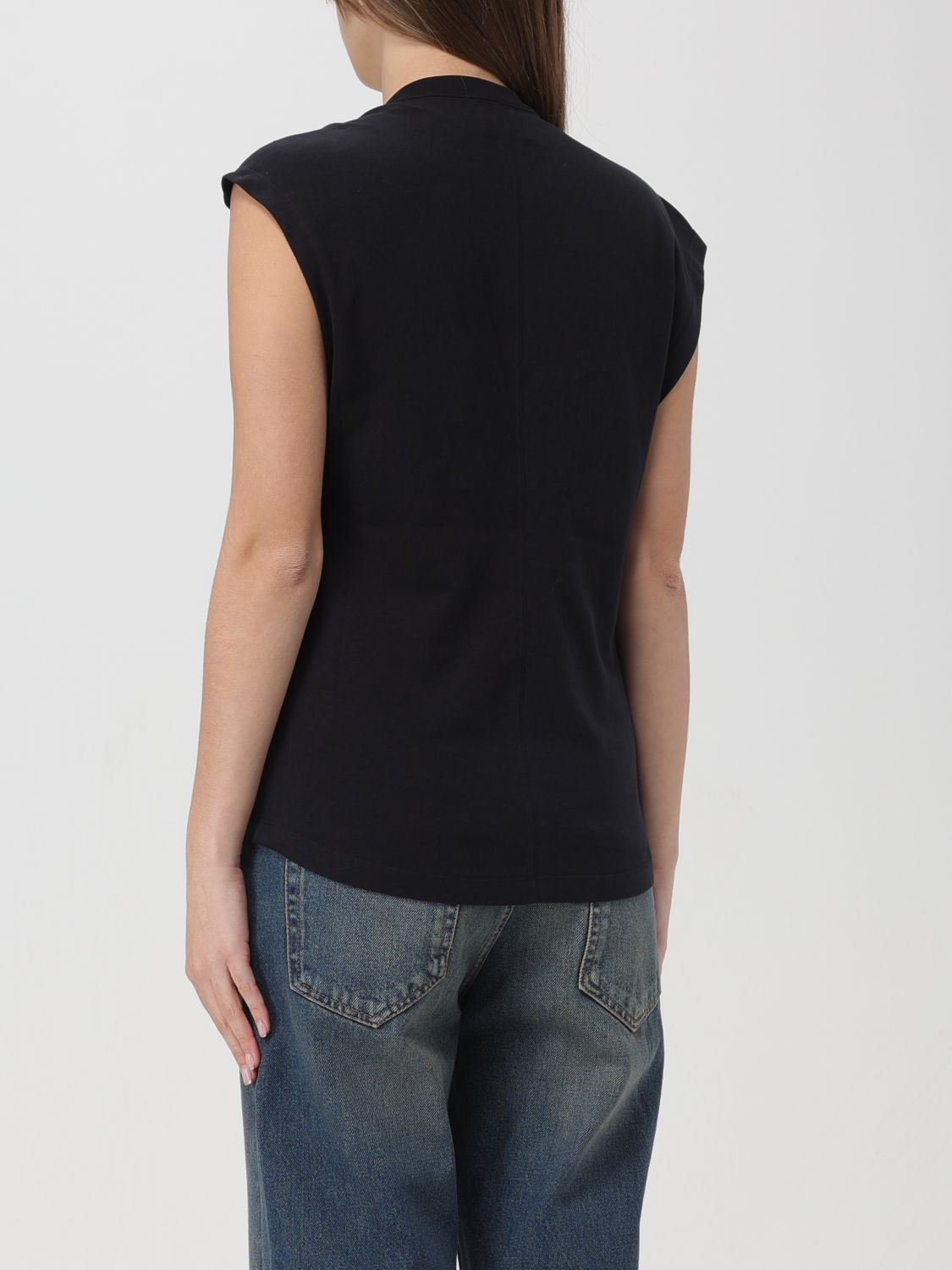 Top Woman color Black
