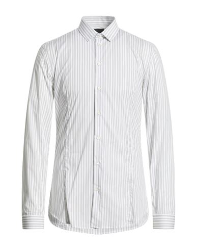 Man Shirt White Size 36 Cotton, Elastane