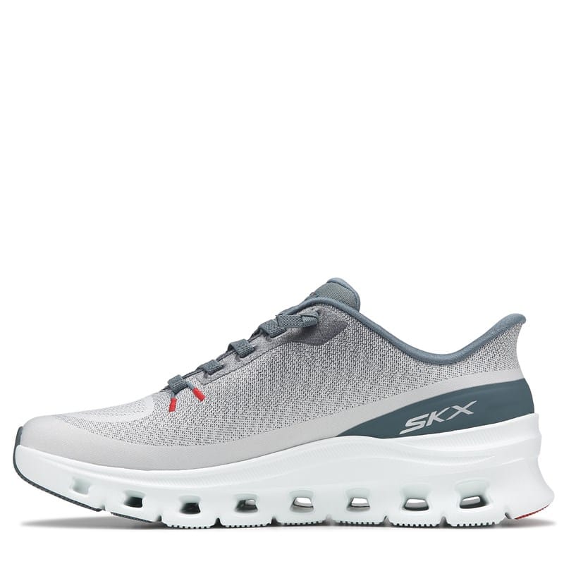 Men's Slip-Ins Arch Fit Glide-Step Pro Sneakers (White/Teal)
