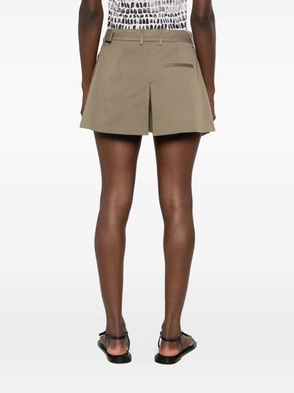 Pleated Shorts