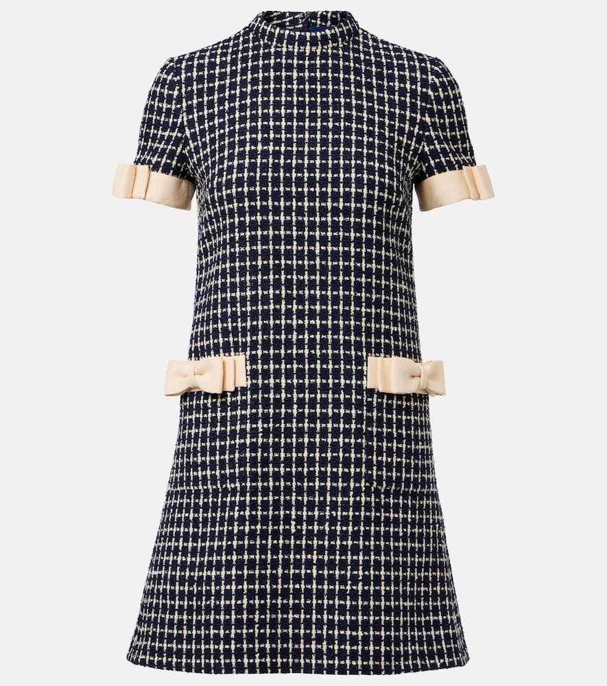 Mossi wool-blend bouclé minidress