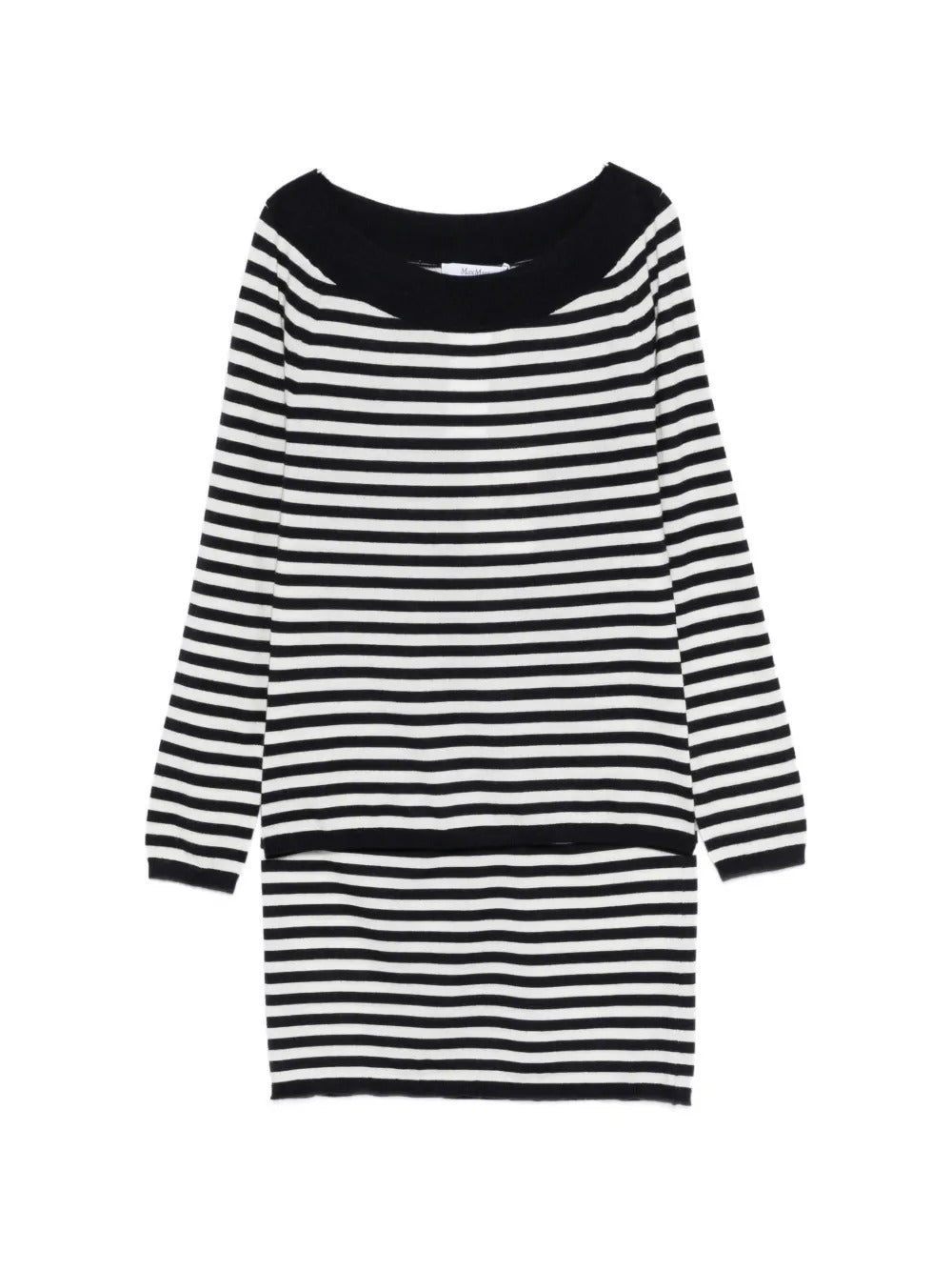 Lightweight Pure Cashmere Sweater with Wide Boat Neckline