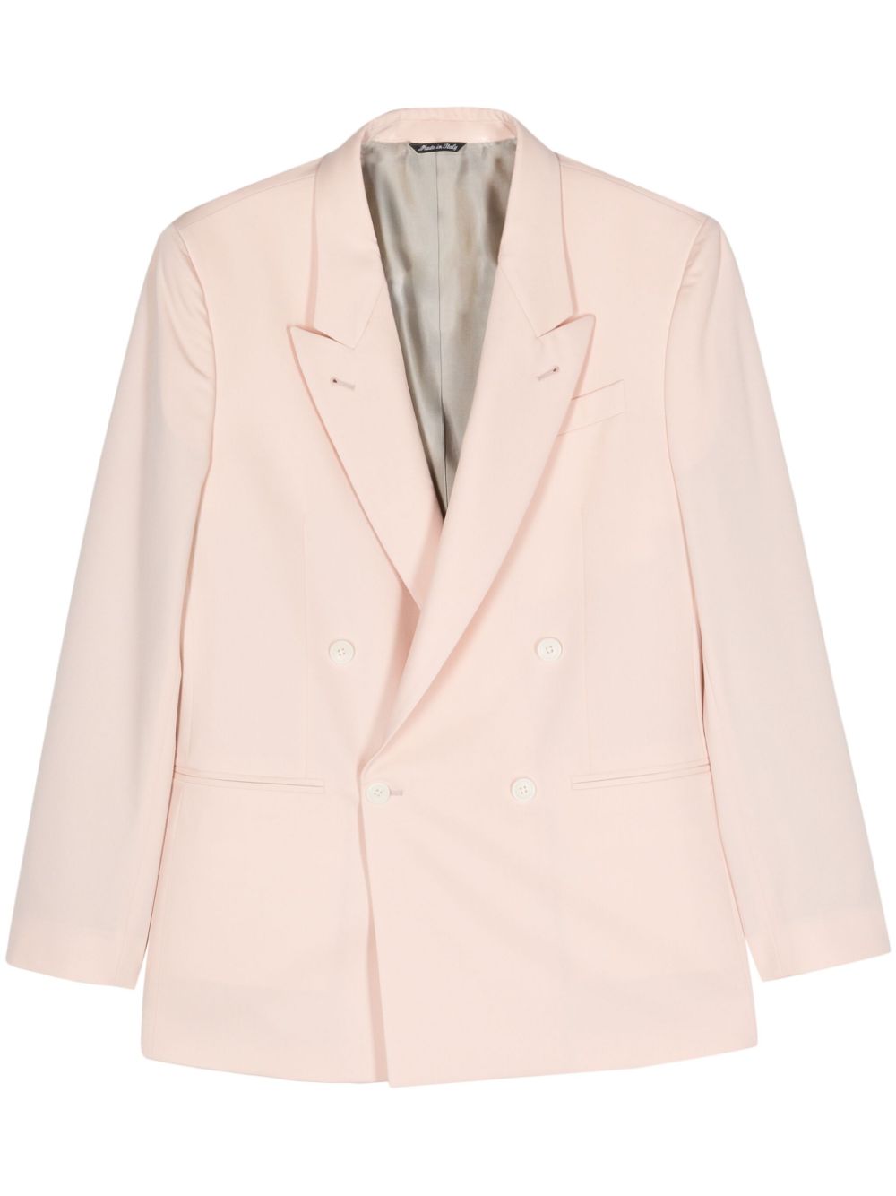 Double-breasted peak-lapels blazer - Pink