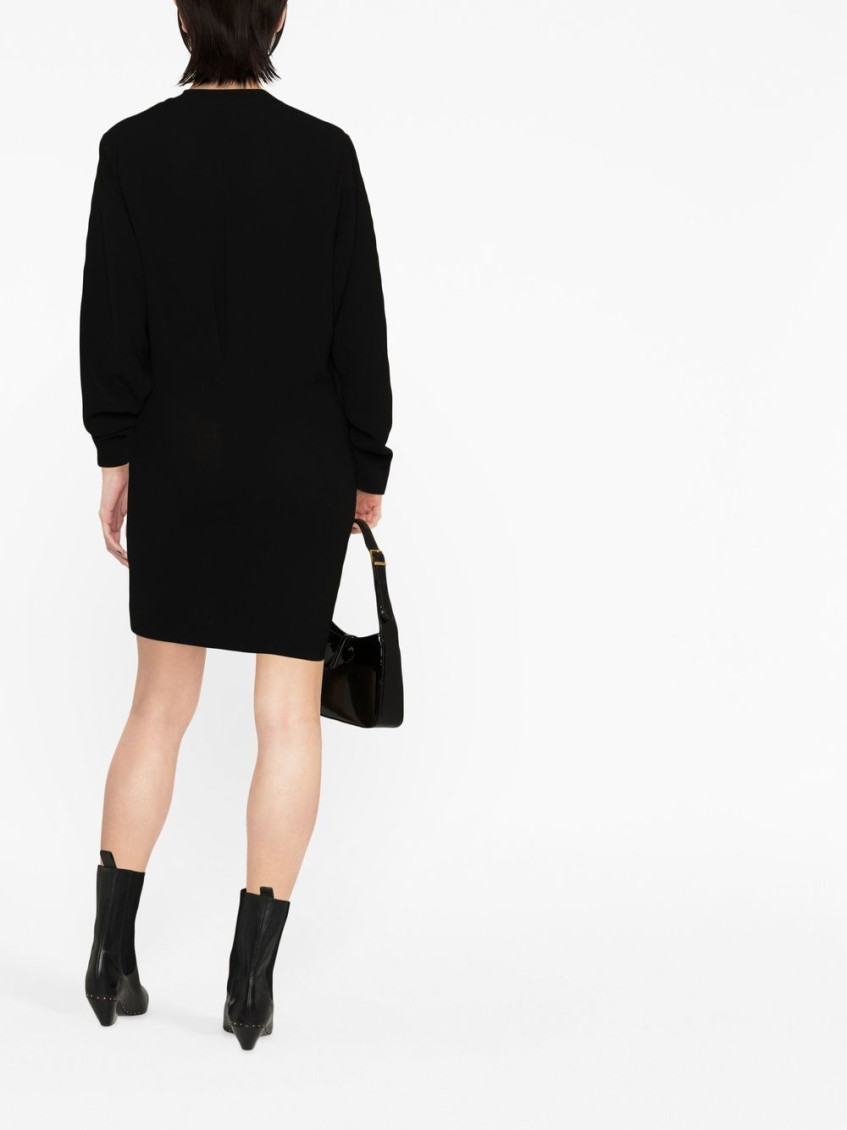 Lazeli Embellished V-neck Mini Dress