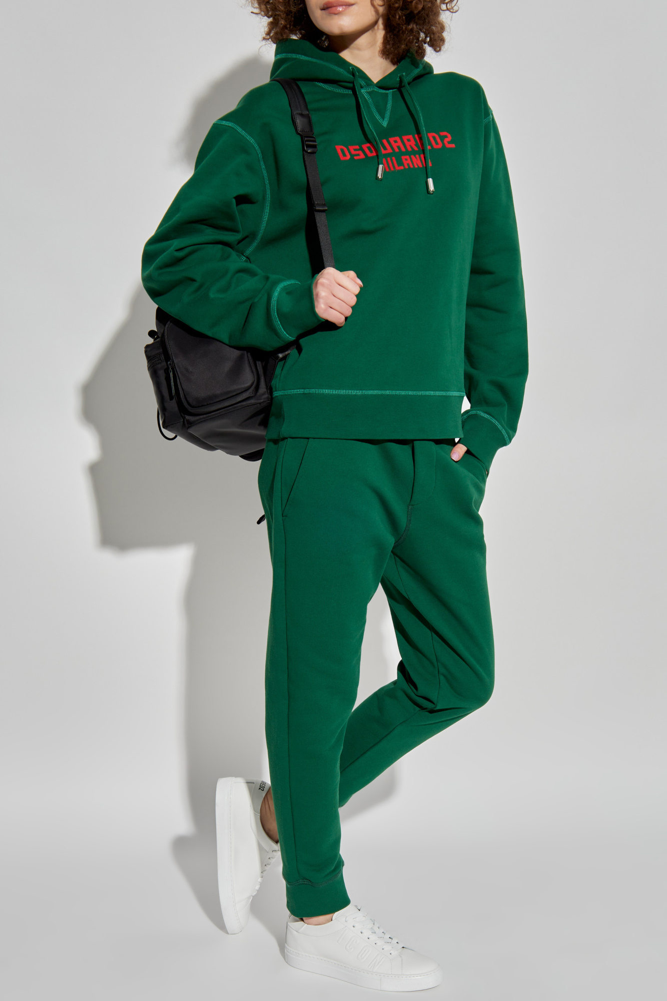 Sweatshirt With Logo, Women's, Green
