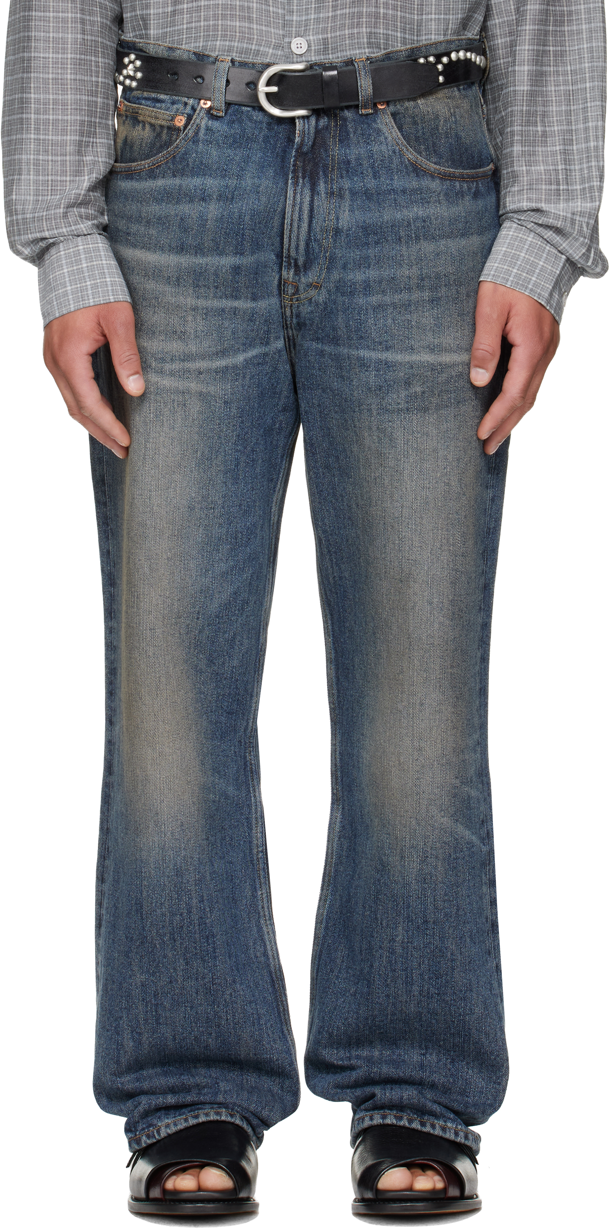 Blue Third Cut Jeans