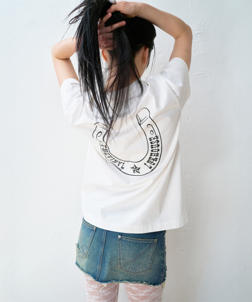 LUCKY HOUSE TEE WHITE