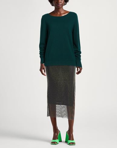 Malìparmi Woman Sweater Dark green Size M Wool, Cashmere