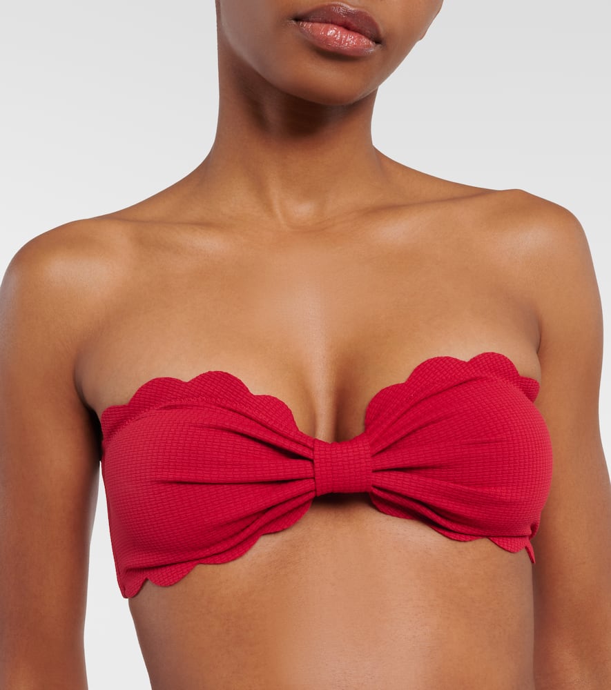 Antibes bandeau bikini top