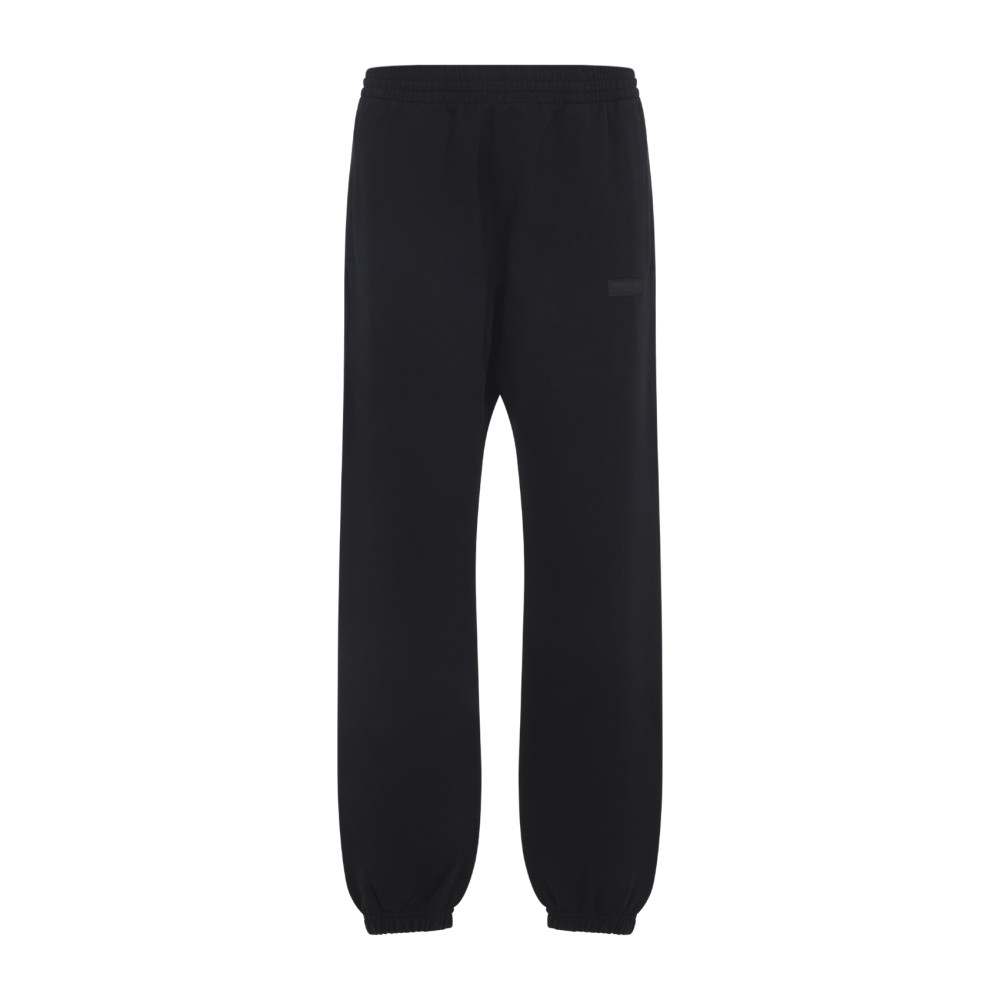 Black Regular Logo Joggers
