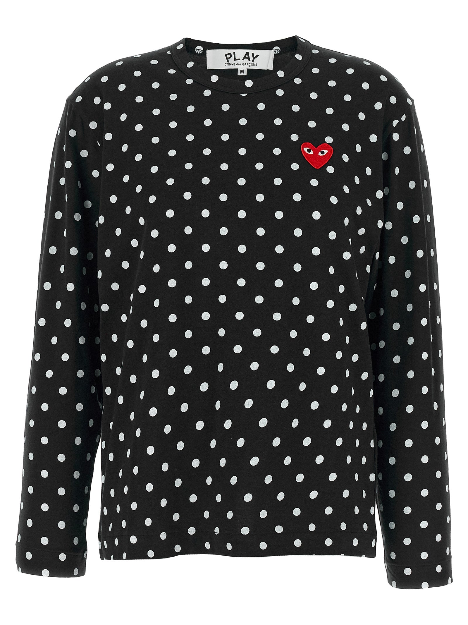 Polka Dot T-Shirt — Black