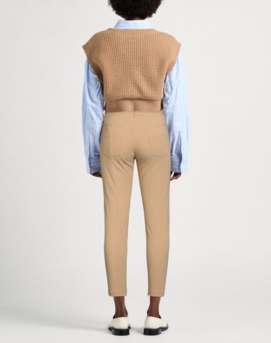 Woman Pants Sand Size 10 Polyamide, Elastane