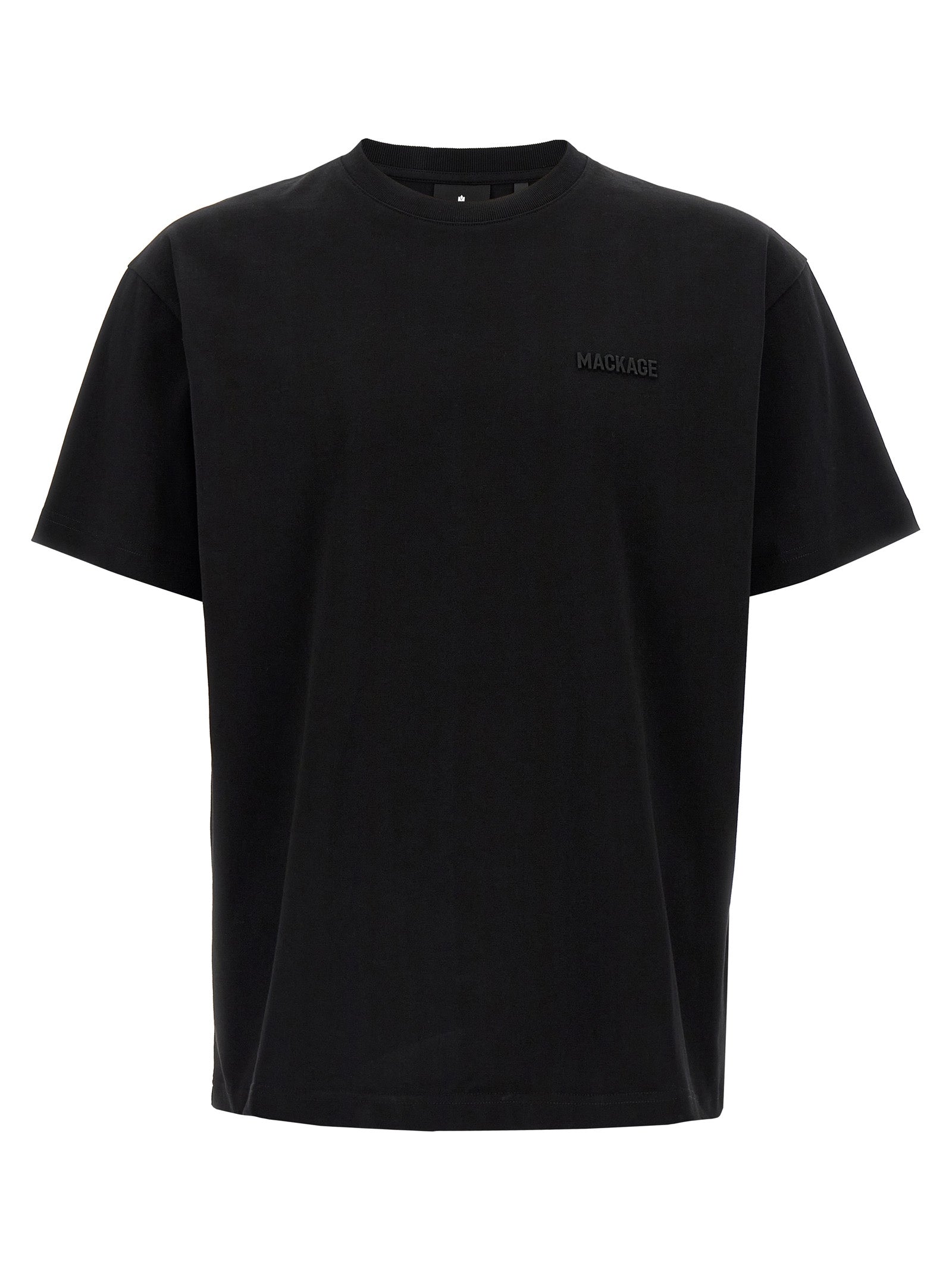 Logo-Embroidered Cotton T-Shirt — Black