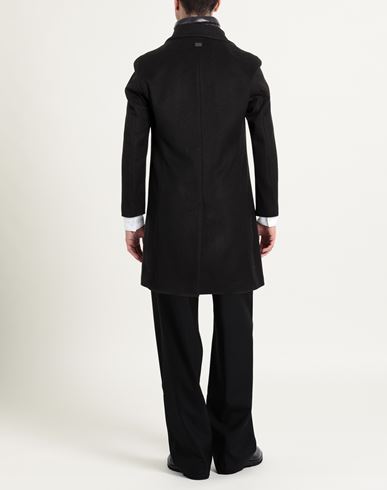 Man Coat Black Size 36 Wool, Polyamide, Cashmere