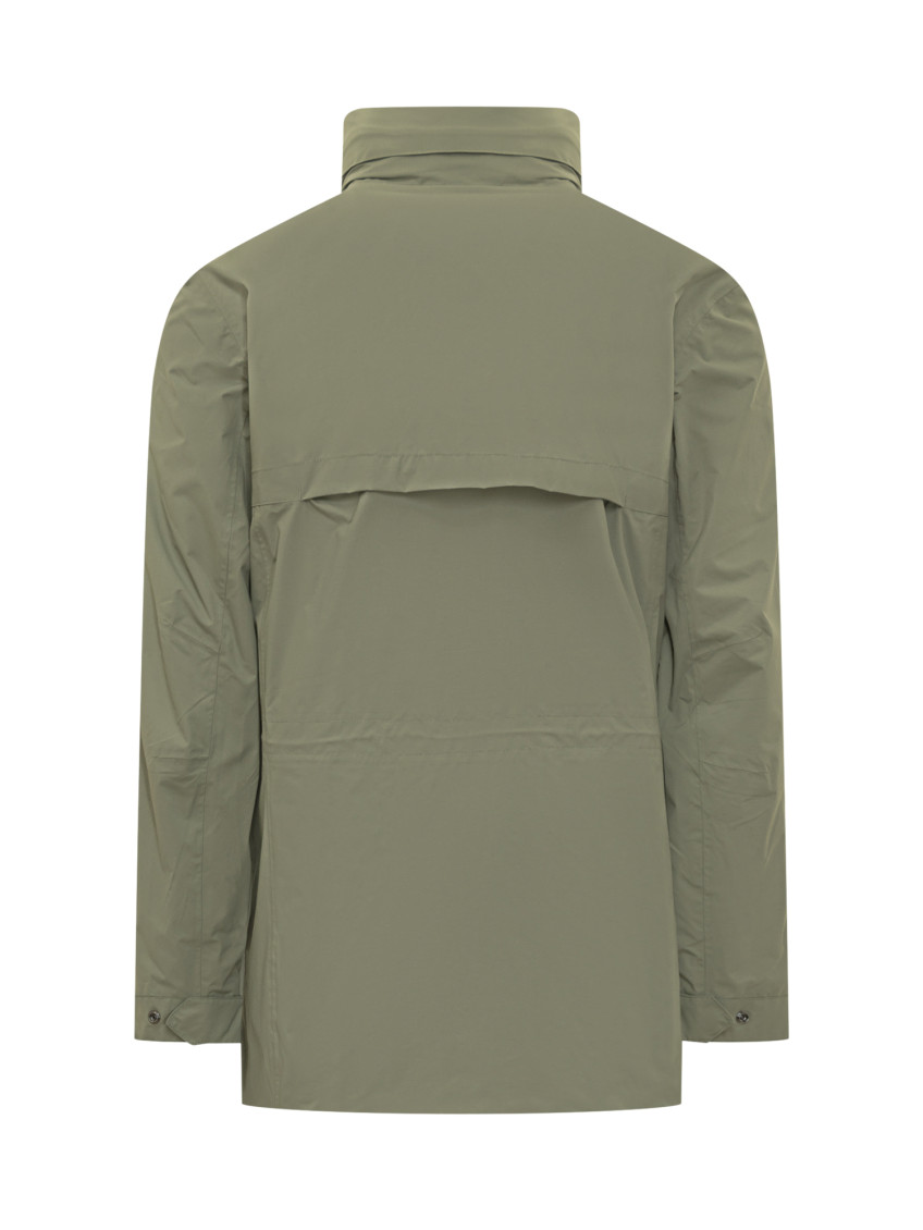 Green Solid Hood Jackets