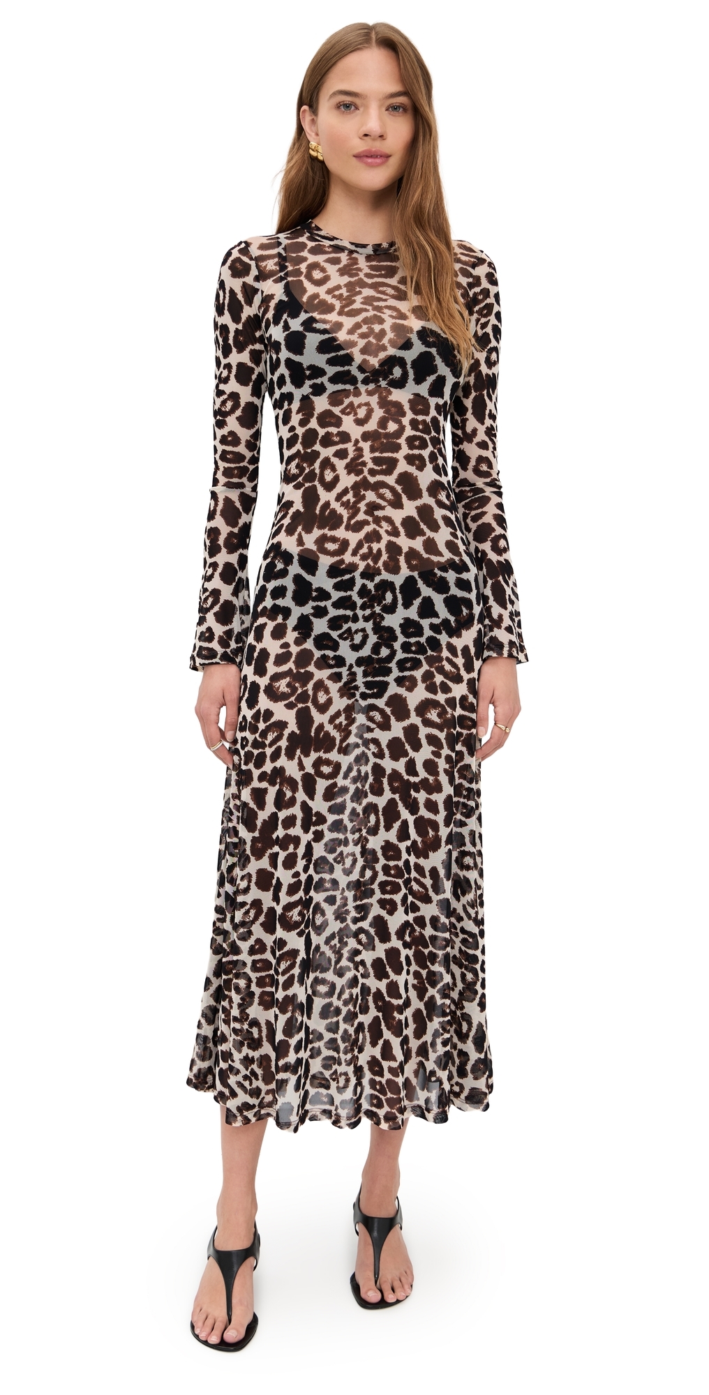 Hattie Dress Black Polka Dot