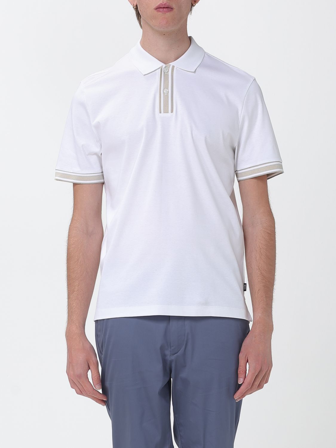 Polo Shirt Men color White