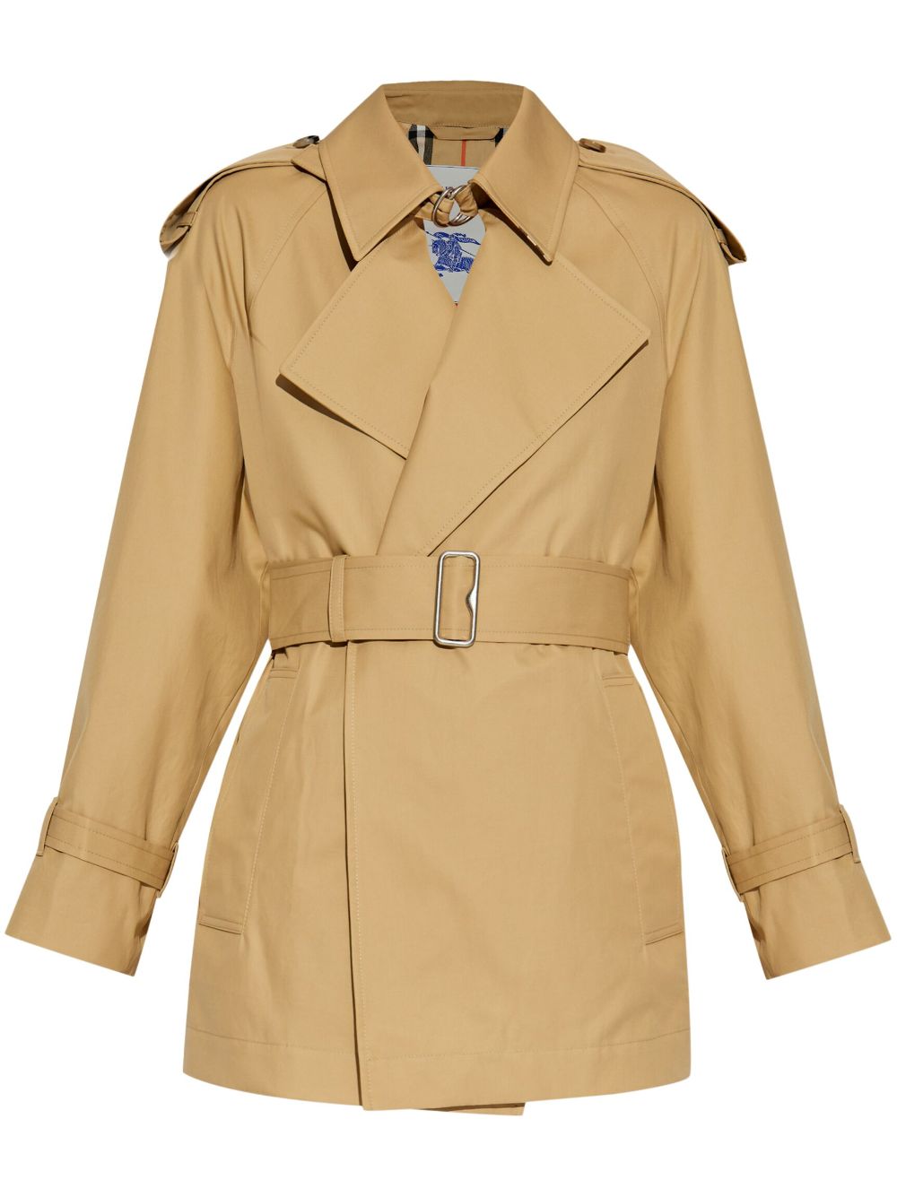 Trench coat with belt