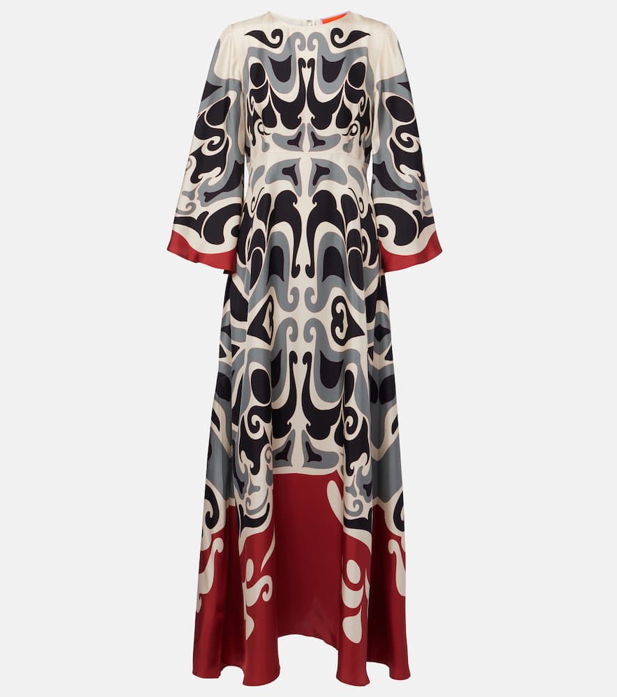 Phoenix Placée silk twill maxi dress