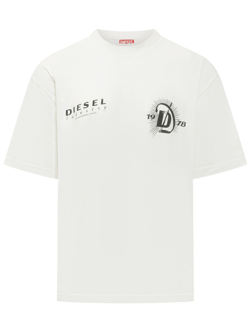 White Graphic Crew Neck T-Shirt