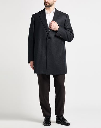 Man Coat Charcoal Size 0 Wool