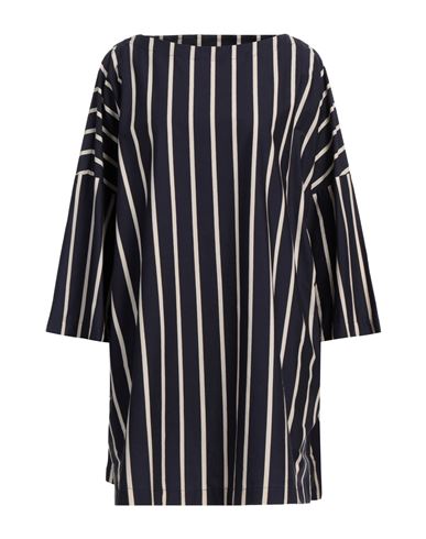 Liviana Conti Woman Mini dress Navy Size 10 Cotton, Polyamide, Elastane