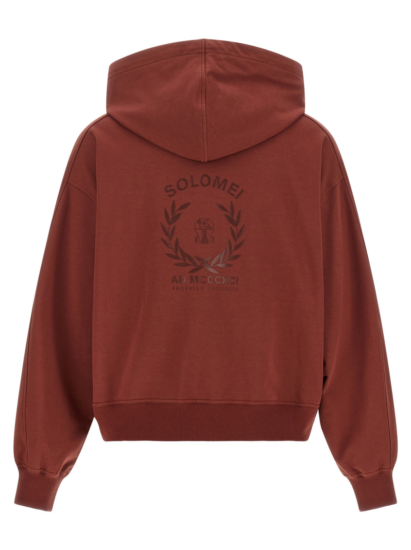 Brunello Cucinelli - solomei ad mcccxci jersey hooded sweatshirt