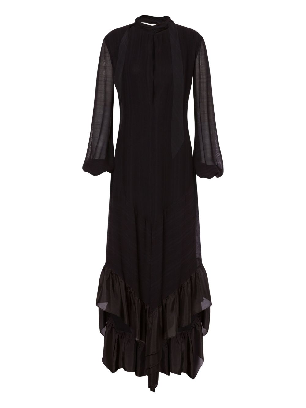Philosophy Di Lorenzo Serafini ruffle-detail maxi dress - Black