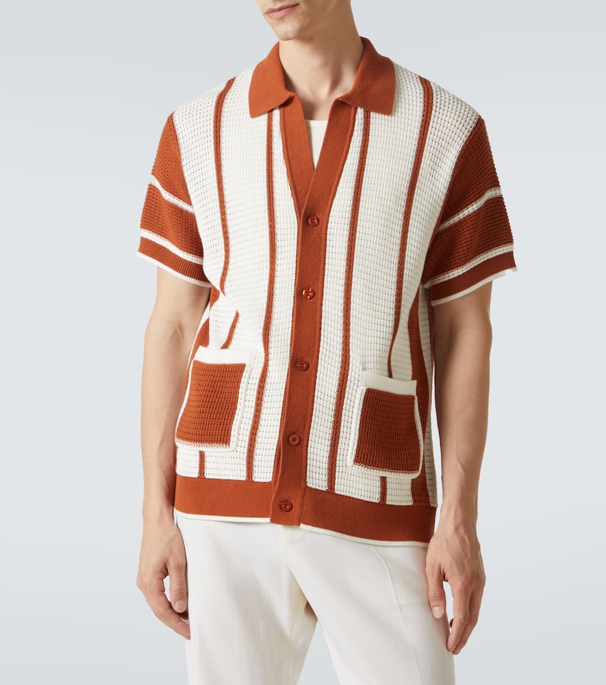 Fabricio crochet cotton shirt