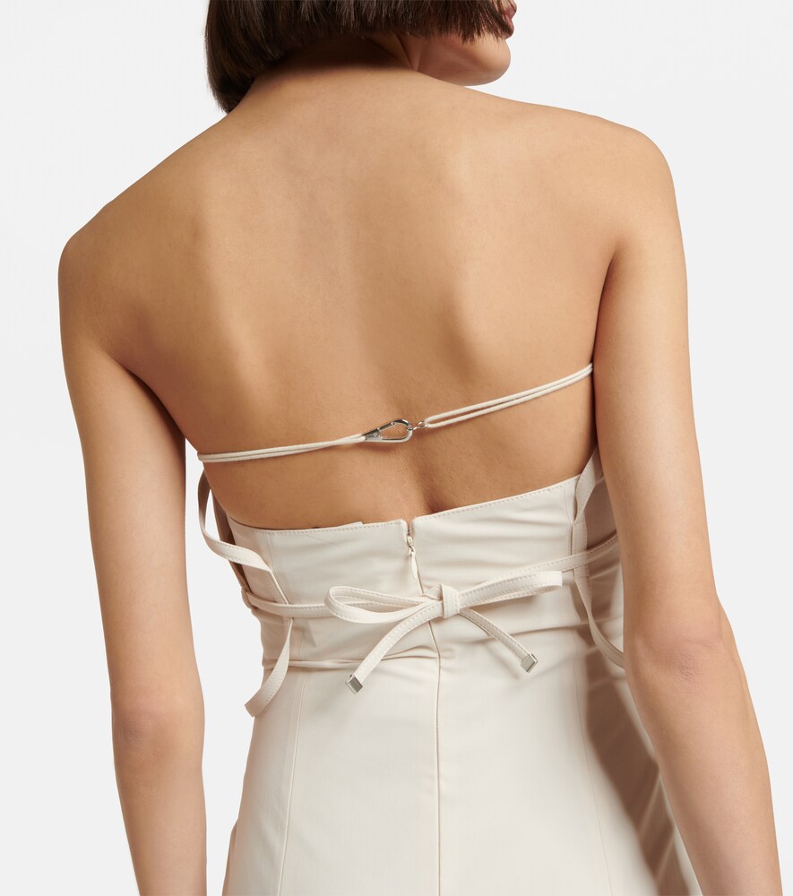 La Robe Bikini cotton-blend midi dress