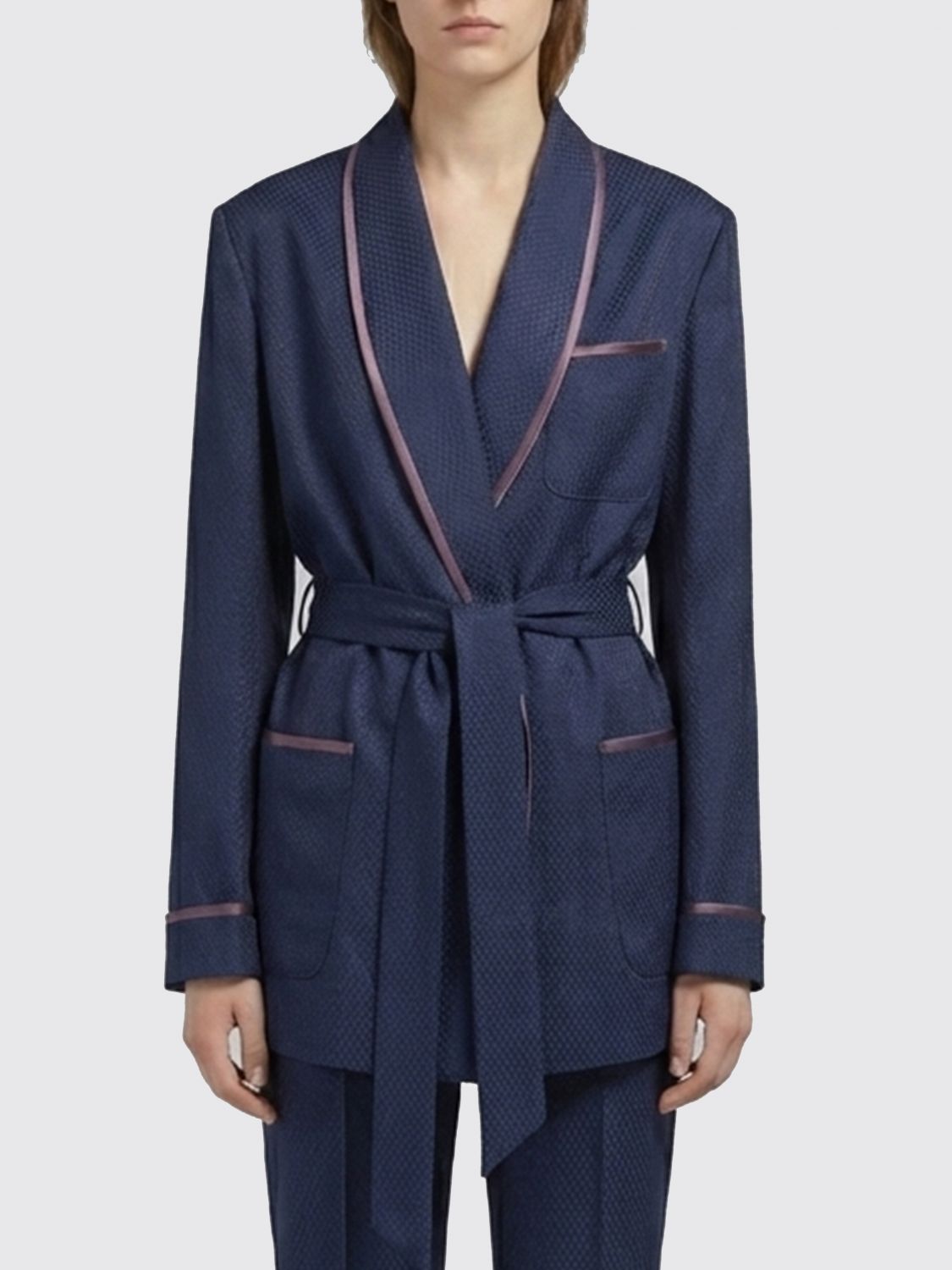 Coat Woman color Blue
