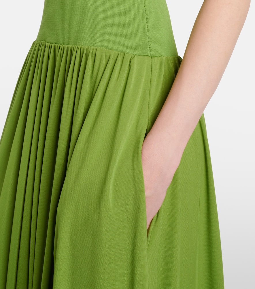 Amarantha draped jersey midi dress