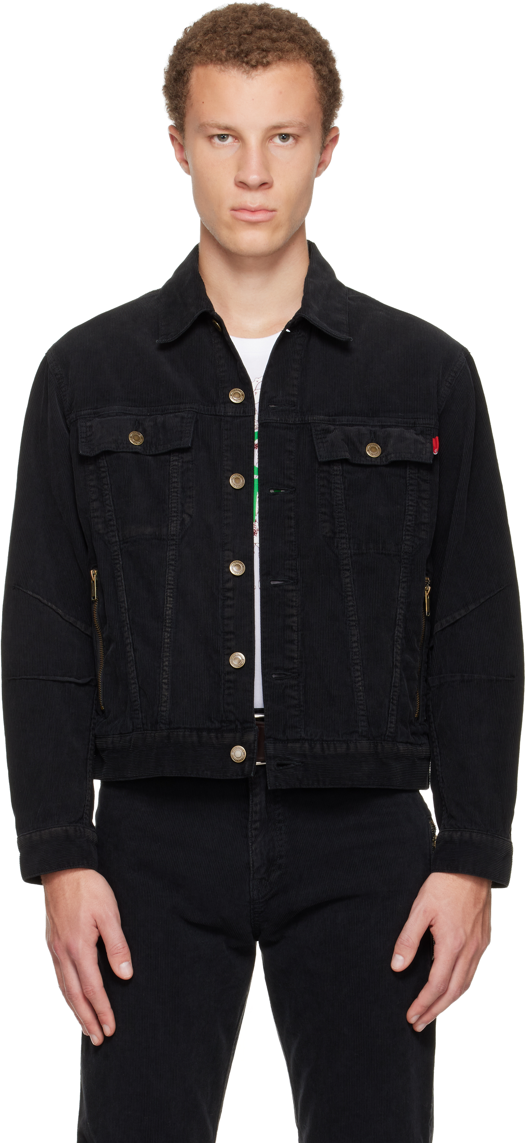 Black UC2E4209-1 Denim Jacket