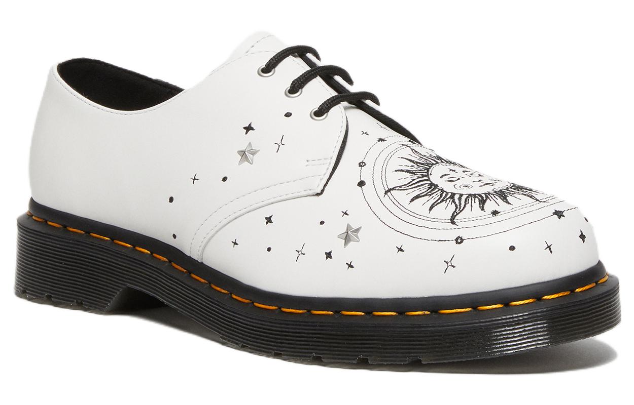 1461 Cosmic Embroidered Leather Oxford Shoes 'White'