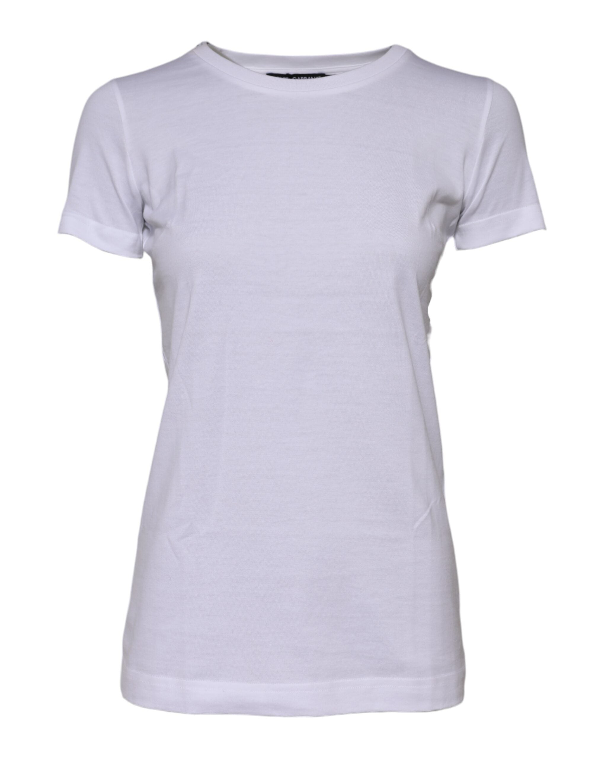 Cotton Crew Neck T-Shirt — White
