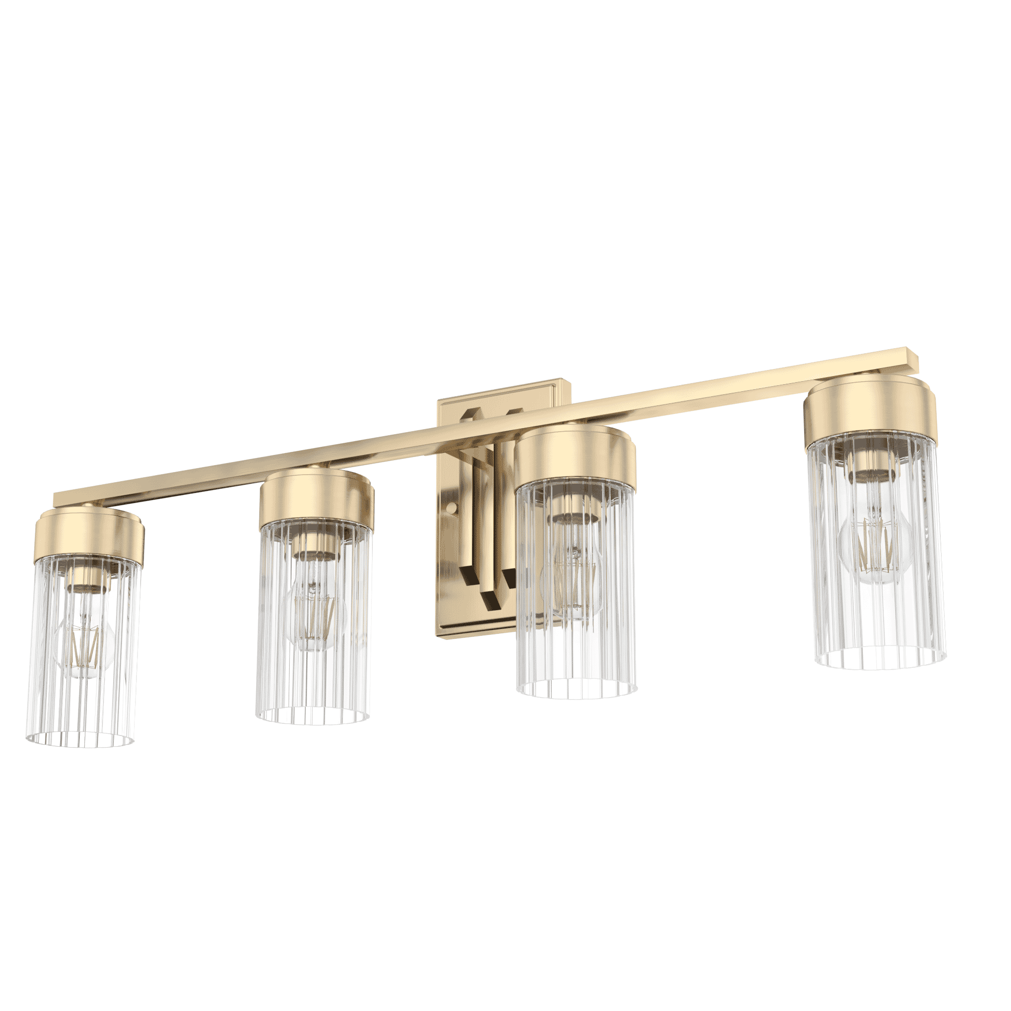 Alturas Gold Four Light Vanity from the Gatz Collection