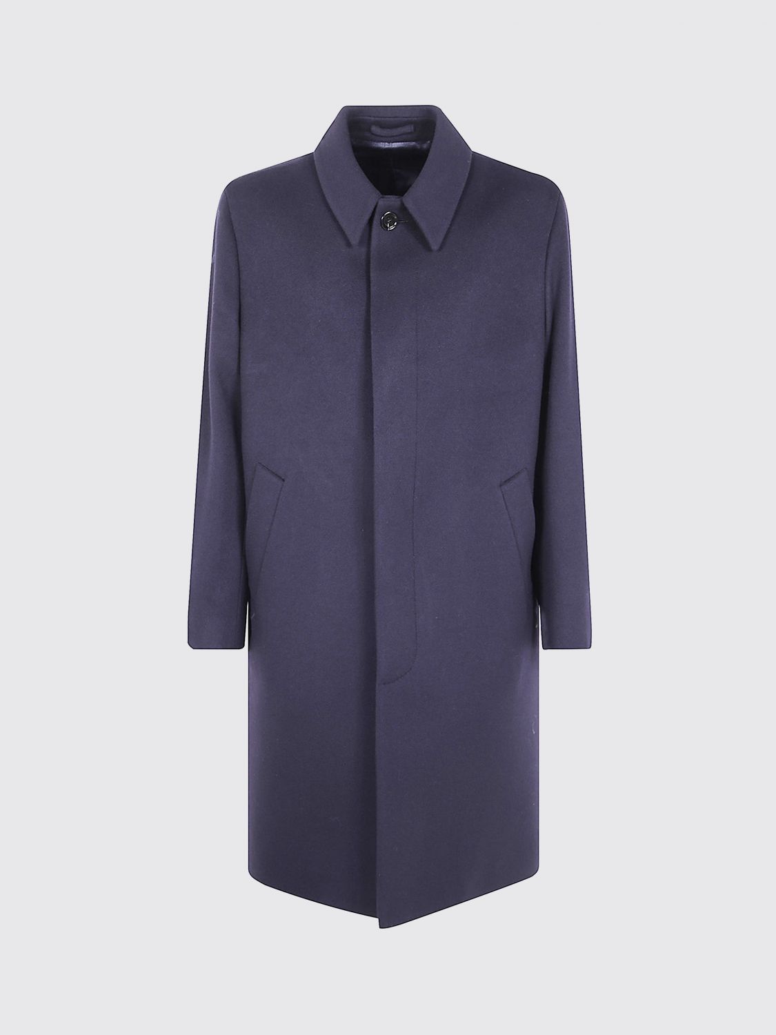 Coat Men color Blue