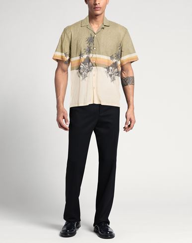 Man Shirt Sage green Size XL Cotton