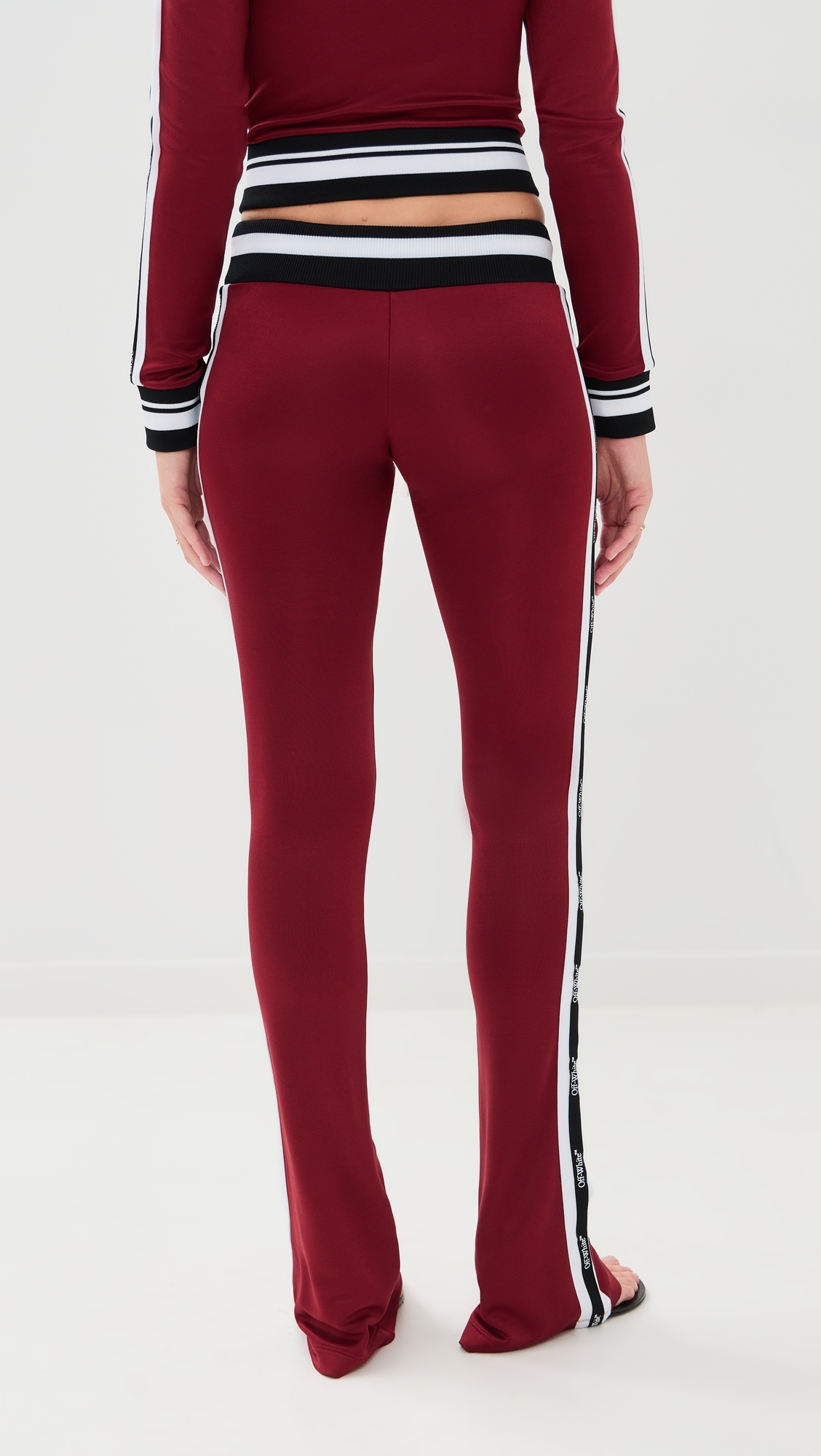 Track Serena Slim Pants Red Dahlia/Blue