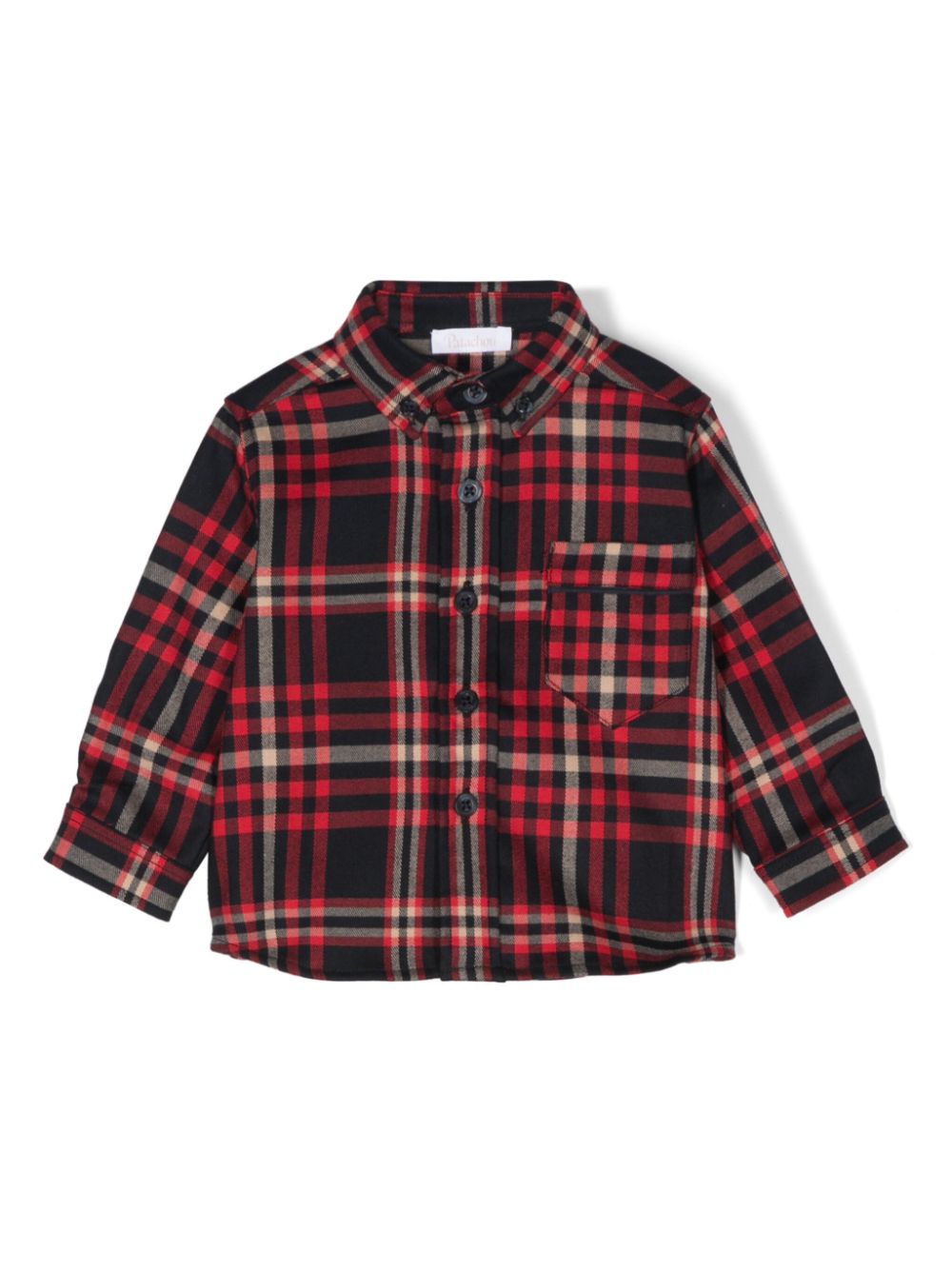 Tartan-check shirt - Black