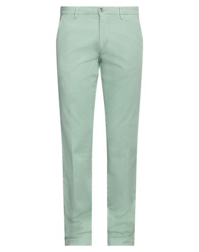 Mason's Man Pants Light green Size 38 Cotton, Elastane