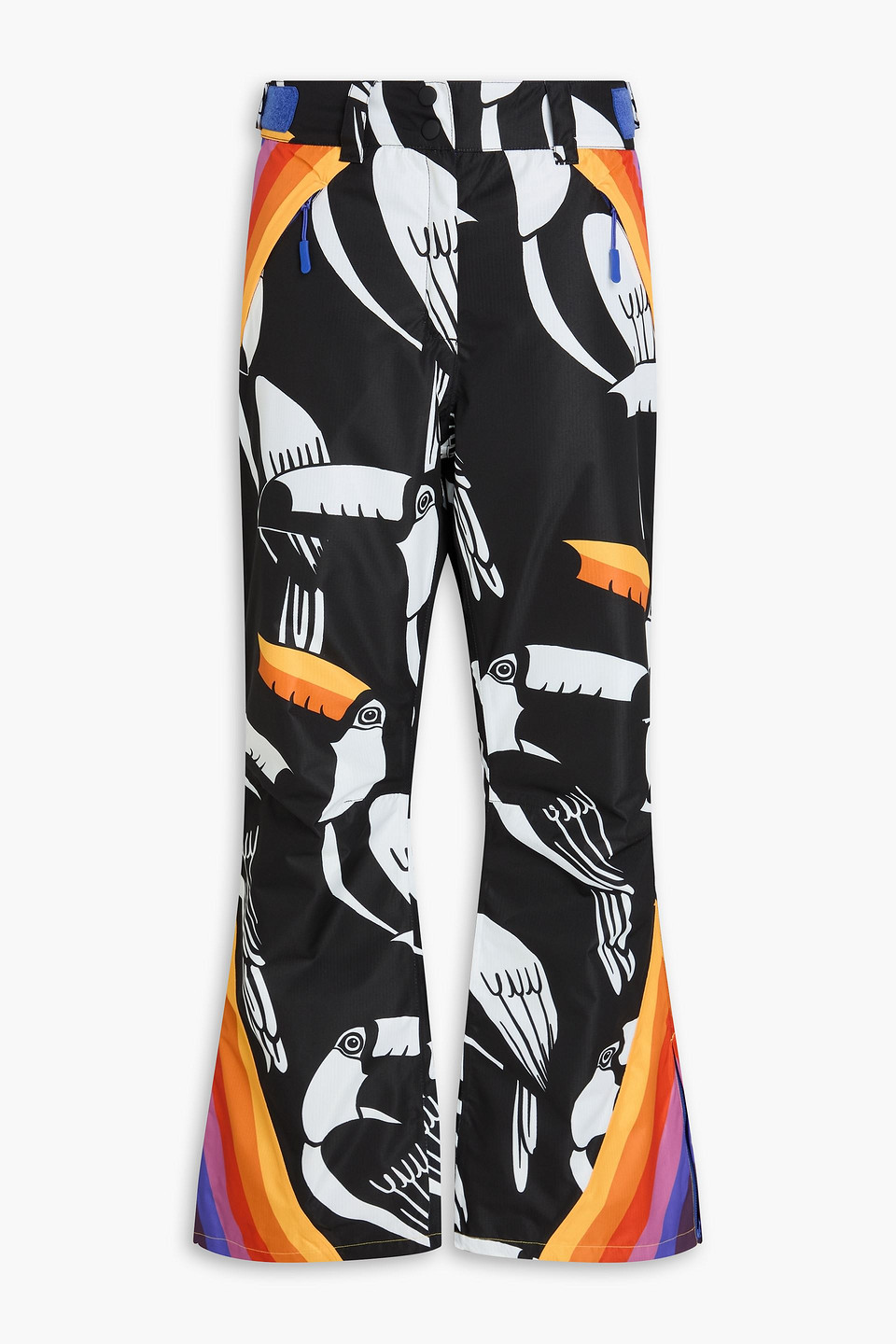 Printed ripstop ski pants - Black - XS