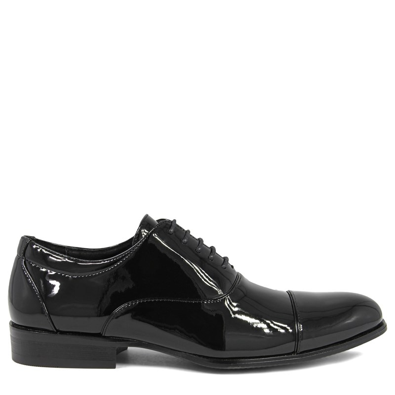 Men's Gala Cap Toe Oxford Shoes (Black Patent)