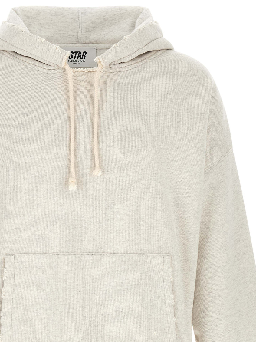 Golden Goose - star graphic hoodie hood kangaroo pocket