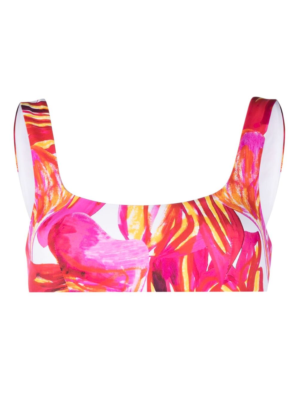 Scoop bikini top - Orange