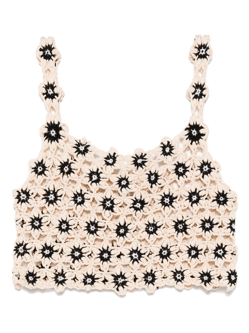 The Upside Luminary Lily crochet top - Neutrals