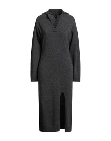 Woman Midi dress Lead Size S Wool, Cashmere