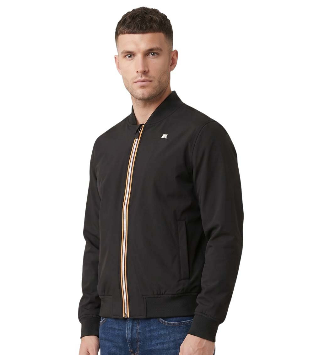 Black Band Collar Jacket