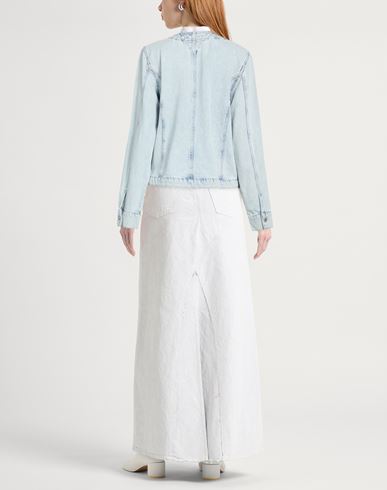 Woman Denim outerwear Blue Size XS Cotton, Lyocell