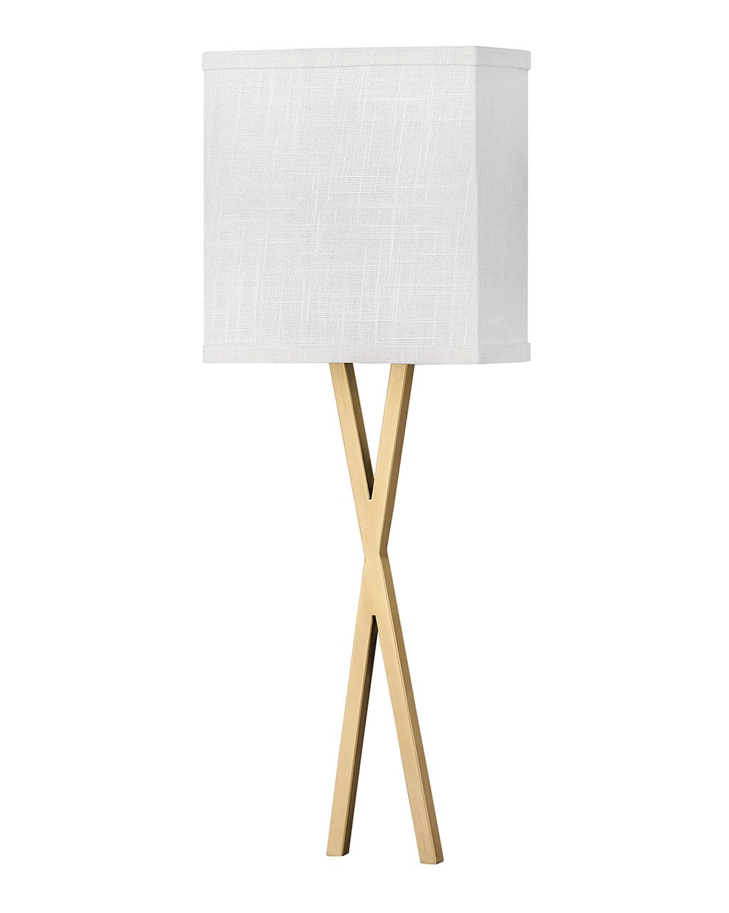Heritage Brass LED Wall Sconce from the Axis Off White Collection